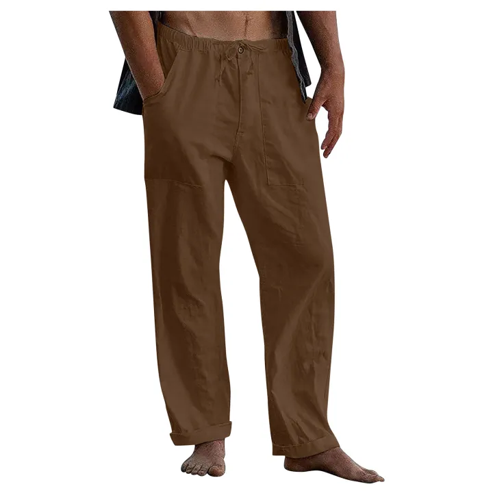 Men's%20Cotton%20Linen%20Fabric%20Pants%20-%20Image%203