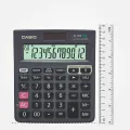 Casio MJ-120D Solar and Battery Powered Basic Calculator - Black. 