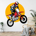 Motocross Dirt Bike Wall Decal Boys Bedroom Playroom Home Decoration Motorbike Extreme Sport Art Window Sticker Mural. 