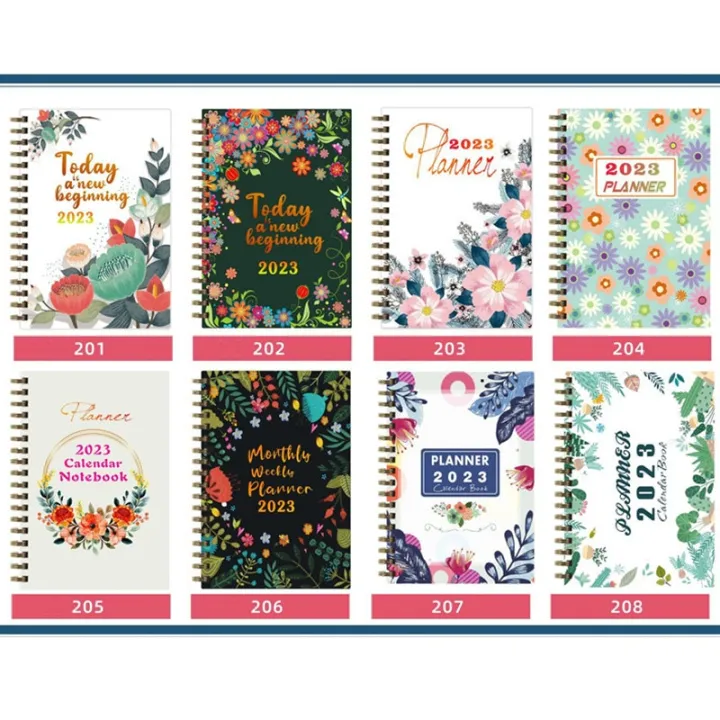 2023%20Agenda%20Planner%20Organizer%20Korean%20Kawaii%20Weekly%20Monthly%20Yearly%20Diary%20Journals%20Notebook%20Flower%20Stationery%20Note%20Book%20Gifts%20-%20Image%204