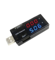 USB current and voltage detector tester USB meter voltage meter tester double table display voltage monitor. 