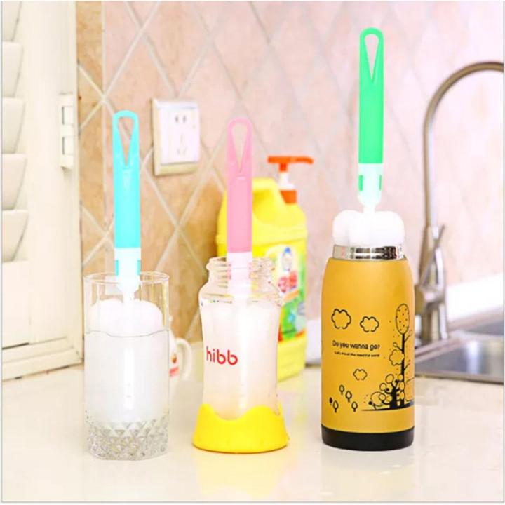 Household Washing Bottle Cleaning Brush With Handle Kitchen Cleaner Tool.