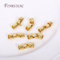 18K Gold Plated Brass Lobster Clasps For Pearl Necklace Making,End Beads Cap Connector Clasps For DIY Jewellery Crafts. 