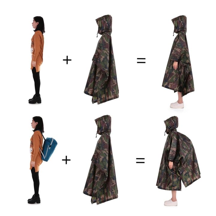 Multifunctional%20Lightweight%20Raincoat%20with%20Hood%20Hiking%20Cycling%20Rain%20Cover%20Poncho%20Rain%20Coat%20Outdoor%20Camping%20Tent%20Mat%20-%20Image%203