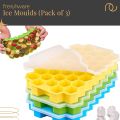 37-Cavity Silicone Ice Cube Tray Ice-making Box.