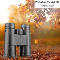 SVBONY SA202 Binoculars,10x42 Binoculars for Adults,Compact FMC Lens,Binoculars with Neck Strap Carrying Bag for Hiking Birding.