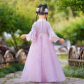 Purple Hanfu Super Immortal Ru Skirt Children's Chinese Dress Little Girl Ancient Style Tang Clothes Spring and Autumn. 
