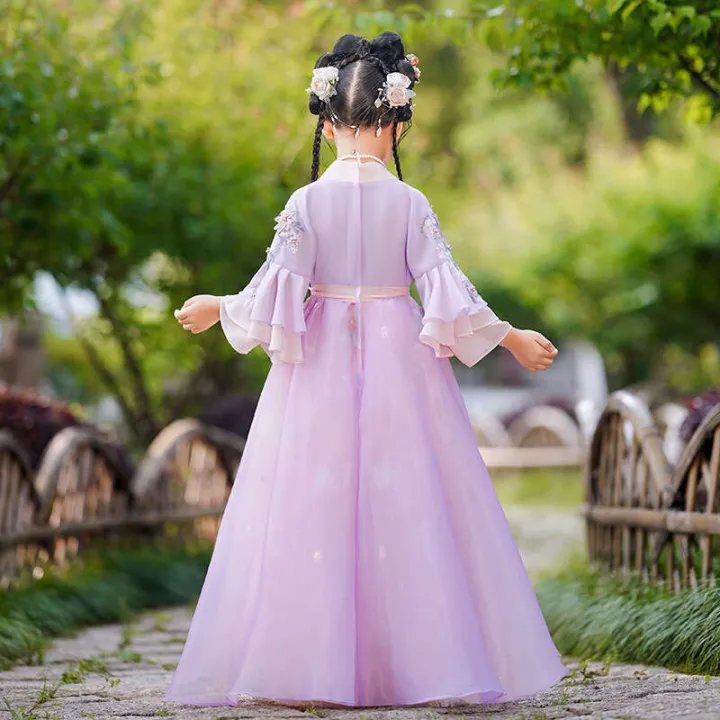 Purple%20Hanfu%20Super%20Immortal%20Ru%20Skirt%20Children's%20Chinese%20Dress%20Little%20Girl%20Ancient%20Style%20Tang%20Clothes%20Spring%20and%20Autumn%20-%20Image%204