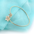 Bracelet Bf-01G Golden Flower Bracelet For Women - Bracelet For Women.
