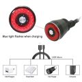 Smart Bike Light Brake induction Bicycle Back Lights USB Charging 22 COBLED 3Mode Rainproof Tail light Mtb Mountain Cycle light-. 