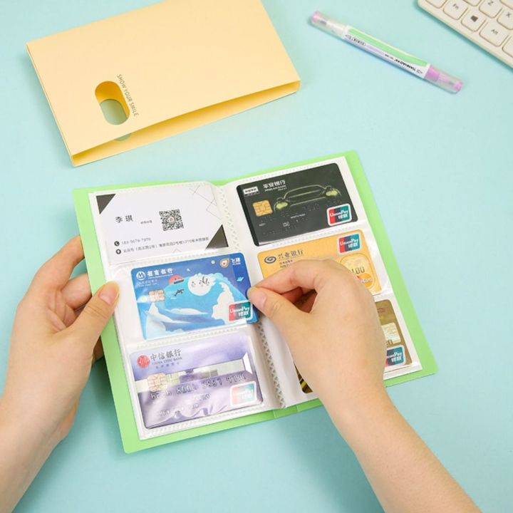 New Trendy Collection Album Anime Cards Ticket Card Book Photocard Holder Card Bag Card Book Collection Book Photo Album