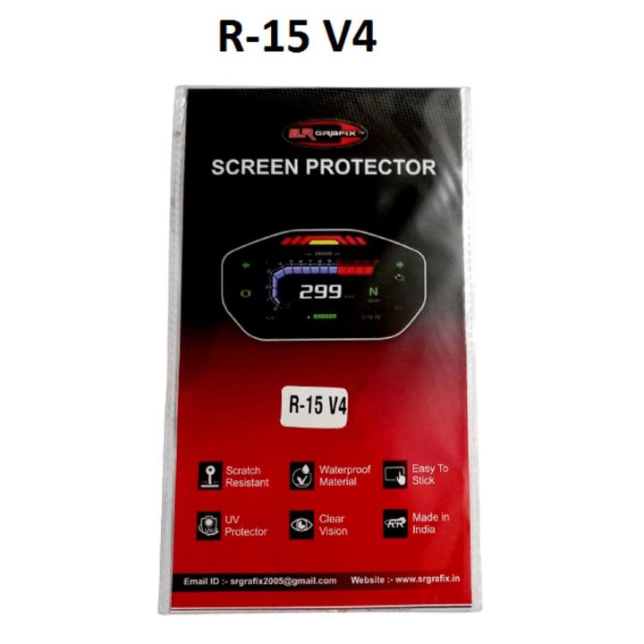 Motorcycle Dash board Meter Screen Protector film for Yamaha R15-V4 ...