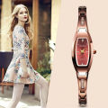 Di Shi Du's New Non fully Automatic Mechanical Watch Women's Oval Watch Women's Quartz Watch Waterproof Tungsten Steel Color Compact. 