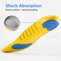 Soft Gel Insoles for Men and Women Unisex Shoe Inserts Orthotic Sports Arch Support shoes Insoles for running  Shock Absorption. 