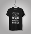 Life Is Like Photography Stylish Half Sleeve T-Shirt For Men - Tshirt For Men.