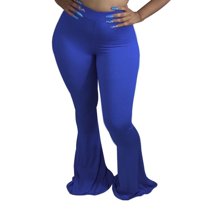 Casual%20S-4XL%20Plus%20Size%20Women%20Elastic%20Wide%20Leg%20Flare%20Pants%20Leggings%20High%20Waist%20Trousers%20Draped%20Jogger%20Pants%20Sweatpants%20BQ%20-%20Image%202