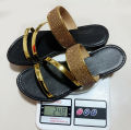 Large Size Sandalias Slippers Women 2024 Trend Flat Sandals Shiny Rhinestones Outdoor Walking Summer Breathable Casual Shoes.