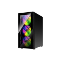 FSP CMT192 Mid Tower Black ATX Gaming Desktop Case. 