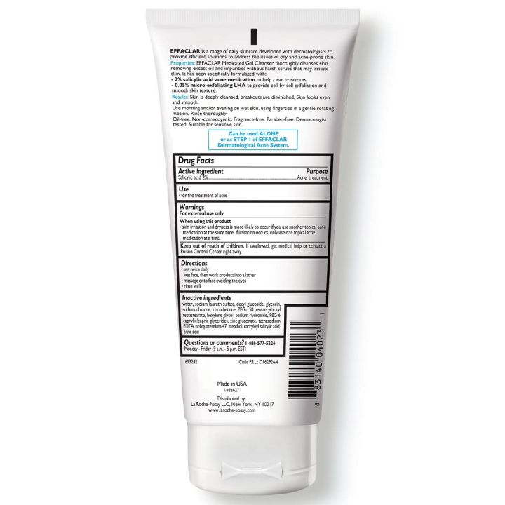 La%20Roche%20Posay%20Effaclar%20Medicated%20Gel%20Cleanser%20200ml%20-%20Image%202