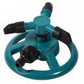 Garden Sprinklers Water Durable Rotary Three Nozzle Pipe Hose Sprinkler 360 Degree Automatic Rotating Water Sprinkler. 