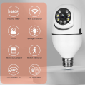 High Quality PTZ Bulb System 360 Degree IP Camera V380 HD WiFi Robotic Wireless Mini CC Camera IP Webcam , Security Camera. 
