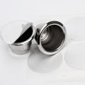 Reusable Coffee Pods Refillable Coffee Capsules Stainless Steel Reusable Pods with Lids Fit for Nespresso Coffee Machine.