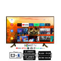 Vikan 43'' 4K Supported Voice Control Android Smart Wi-Fi Tv 4k Supported LED TV Ram 2 gb Rom 16 gb. 