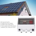 500V 63A Solar Combiner Box 30A 2P Circuit Breaker 40KA Arrester Device IP65 Waterproof PV Electrical Box PV Combiner Box. 