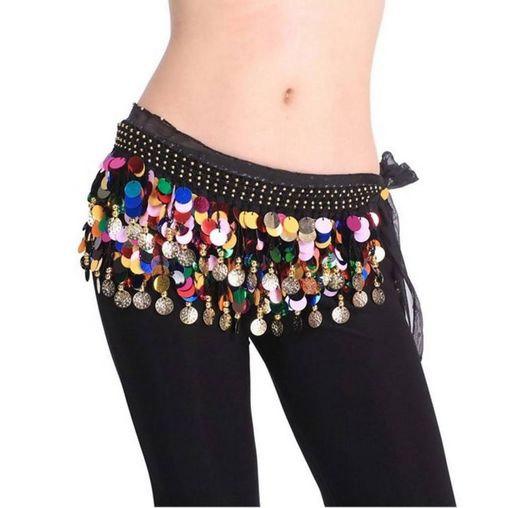Hengli jewelry story】（NEW）Dancing Coin Chain Sequin Belly Dance