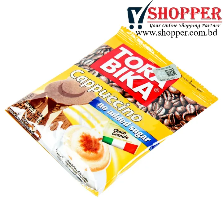 TORA%20BIKA%20Sugar%20Free%20Cappuccino%20Coffee%2012.5gm%20-%20Combo%20of%2020%20Pack%20-%20Image%202