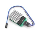 MAX7219 MAX 7219 Dot Matrix Module For Arduino Microcontroller 8x8 Dot Display With 5 Pin Cables Line Display Electronics Circuitry & Parts. 