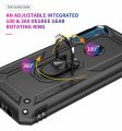 xprmy for Motorola One Fusion Plus phone Case Luxury Armor Shockproof TPU PC 2 in 1 360 Degree Rotating Holder Ring Back Cover. 