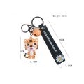 YAOO Funny Cute Tiger Year Cartoon Girls Boys Kids Tiger Key Chains Bag Pendant Decoration Chinese Style Key Ring Car Key Accessories. 