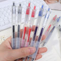 1/3Pcs Retractable Gel Pens Black Red Blue Ink 0.5mm Ballpoint Office School Supplies Stationery. 