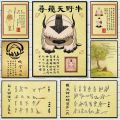 Avatar:Last Airbender Wanted Retro Poster Japanese Anime Figure Canvas Painting Wall Art Pictures Room Home Dorm Decor.