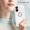 Tokifu For Realme C67 4G Deluxe Fashion 6D Electroplate Border Shiny Phone Back Cover Soft Silicone Case.