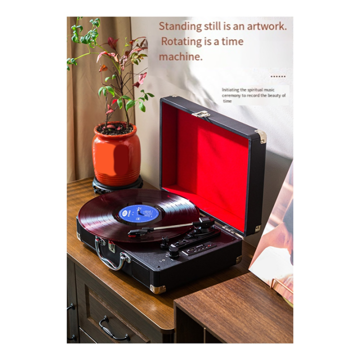 Vinyl%20Phonograph%20Portable%20Retro%20Classic%20USB%20Bluetooth%20Speaker%20Record%20Player%20PC%20Recorder%20-%20Image%203