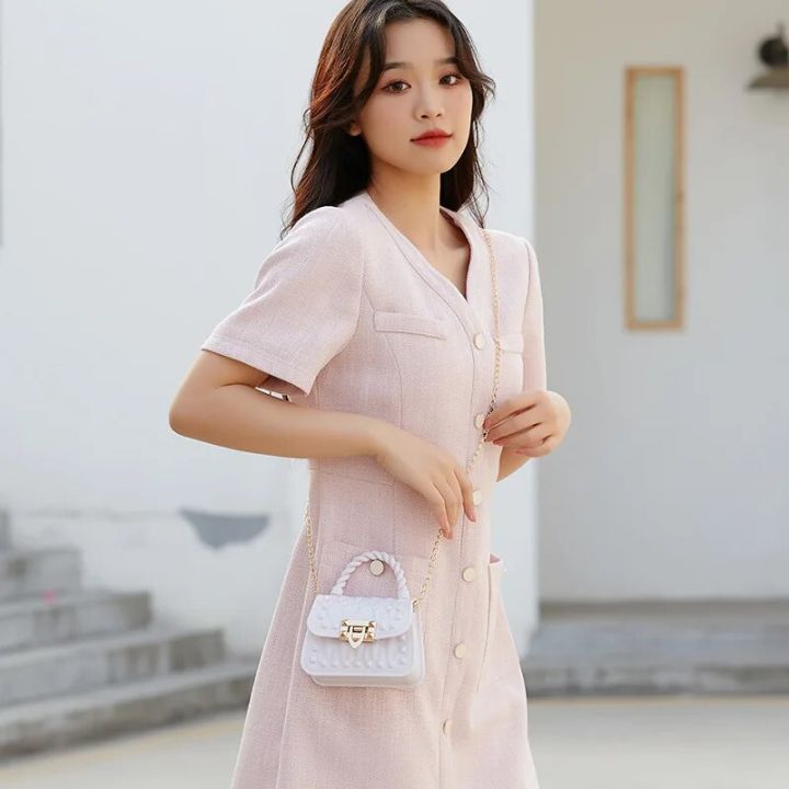 Bag%20Women's%20New%20Lock%20Chain%20PVC%20Handheld%20Mini%20Jelly%20Bag%20Rivet%20One%20Shoulder%20Crossbody%20Lipstick%20Small%20Bag%20Bags%20for%20Women%20-%20Image%203