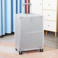 Customized 20 inch 30 inch suitcase protective sleeve with edging EVA transparent thickened waterproof and wear-resistant trolley case dust cover. 