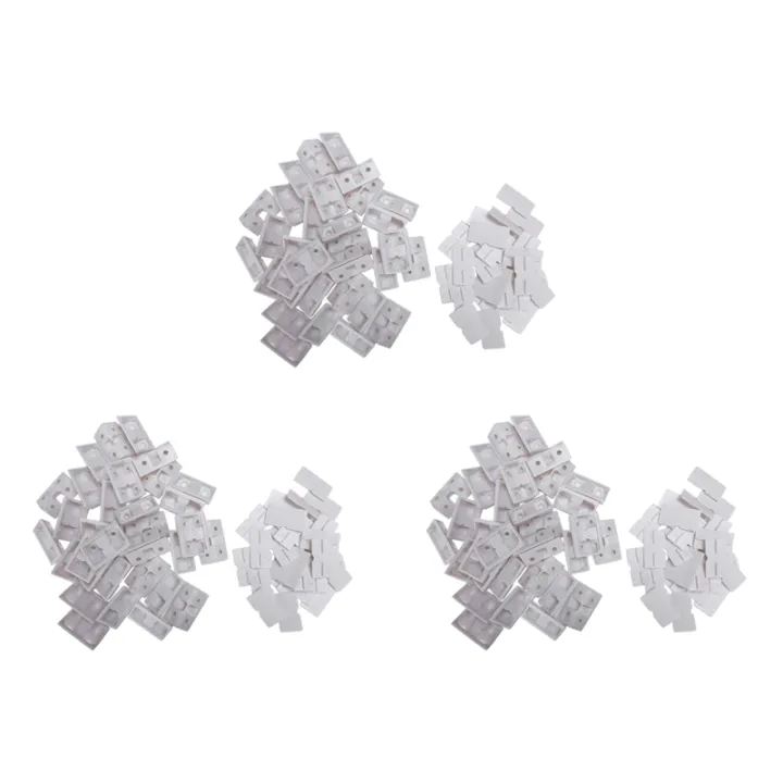 90Pcs%20Shelf%20Cabinet%2090%20Degree%20Plastic%20Corner%20Braces%20Angle%20Brackets%20White%20-%20Image%203