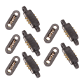20Pairs 3Pin Spring Loaded Magnetic Pogo Pin Connector 3 Positions Magnets Pitch 2.3MM Through Holes Male Female Probe Replacement. 
