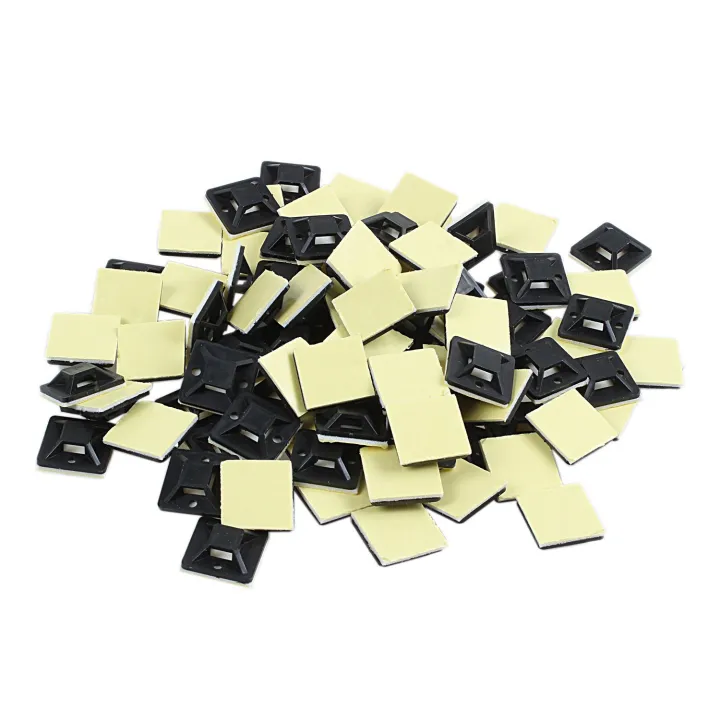100%20Pcs%20Self%20Adhesive%20Cable%20Tie%20Mount%20Base%20Holder%2020%20x%2020%20x%206mm%20-%20Image%202