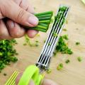 Vegetable Cutter 5 Blade Scissor. 