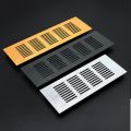 【In-Demand Item】 Drawers Aluminum Alloy Rectangular Grid Vents Ventilator Grille Air Vent Aluminum Alloy Grille Mesh Hole Cover Decorative Covers. 