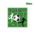 New Football Soccer Themed Party Supplies Balloon Toy Gift Disposable Tableware Set Cup Bracelet Birthday Party Soccer Decorati. 