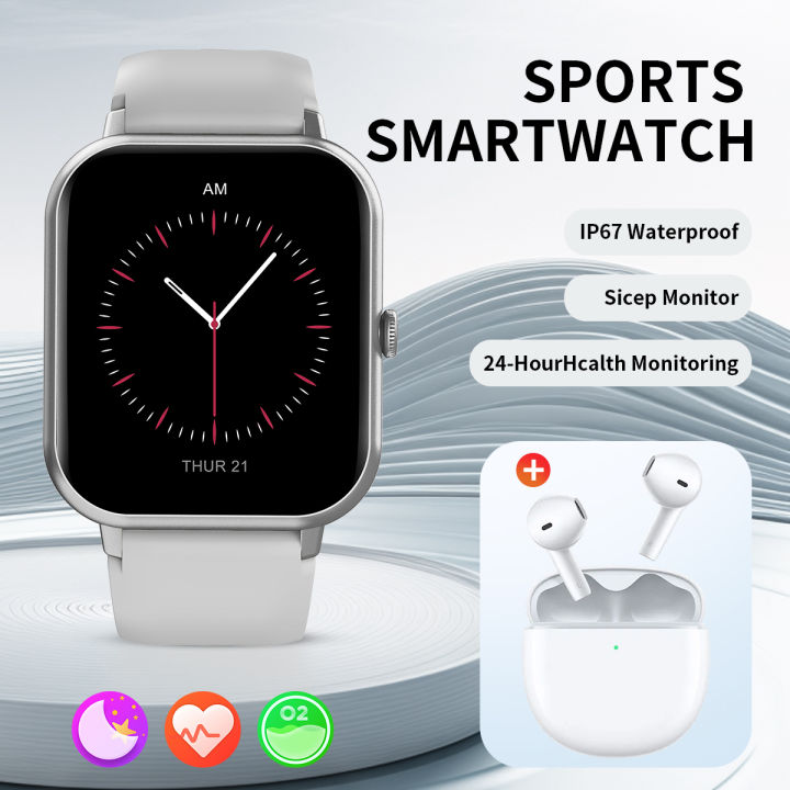 LIGE New Smart Watch Men AMOLED Screen Always Display The Time Sport Bracelet Bluetooth Call Waterproof Women Smartwatch For Men