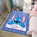 Disney Stitch Pattern Area Rugs for Kids Room Bedroom Living Room Carpet Floor Mat Boys Girls Children Gifts Floor Decorations.