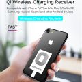 Qi Wireless Charger Receiver Support Type C MicroUSB Fast Wireless Charging Adapter For iPhone5-7 Android phone Wireless Charge.