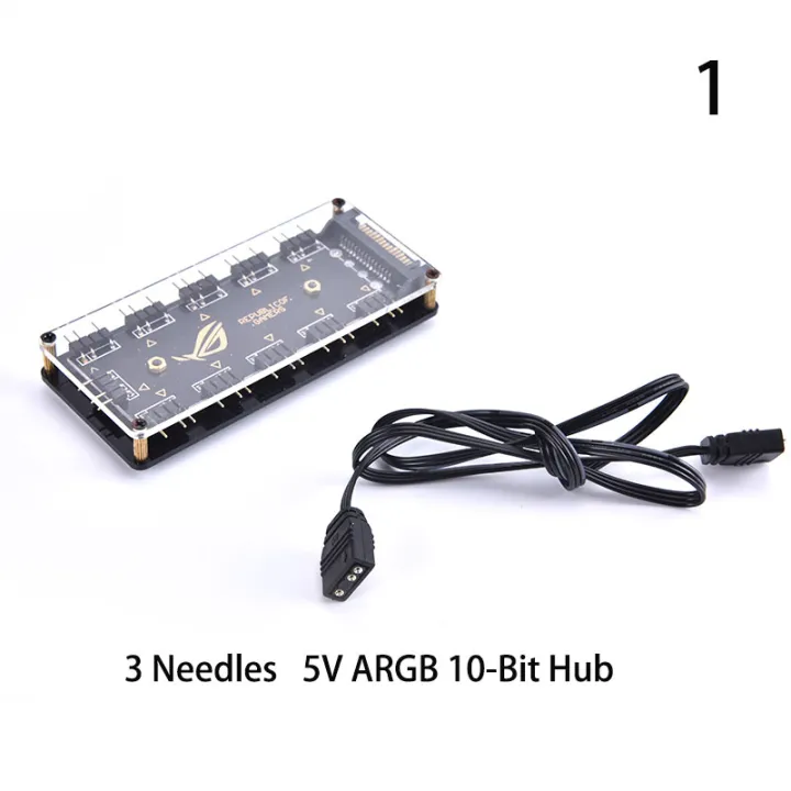 5V%203/4pin%2010%20Hub%20Splitter%20SATA%20Power%20ARGB/RGB%20Adapter%20LED%20Extension%20Cable%20-%20Image%208