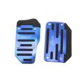 2Pcs Aluminum Non-Slip Car Pedals Pad Cover Brake Automatic Universal for most cars. 